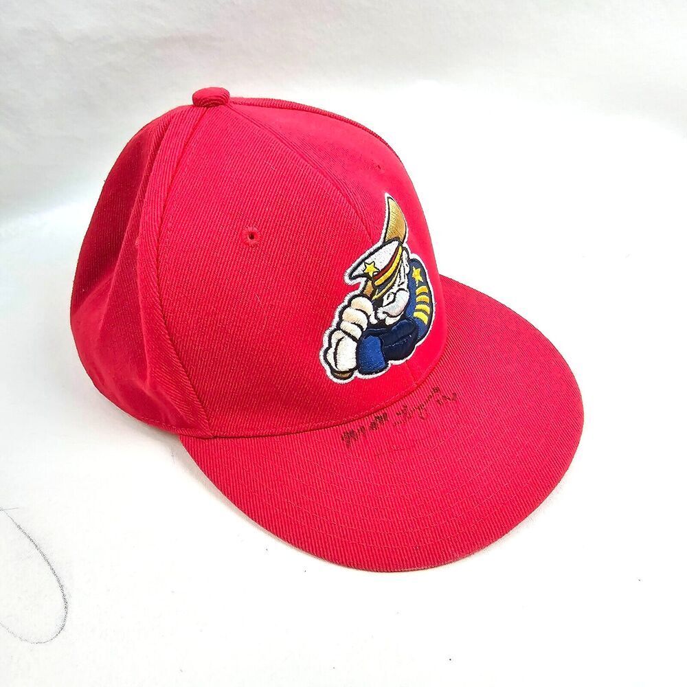 Lake County Captains Hat Cap Adjustable Strapback Red Minor League Baseball